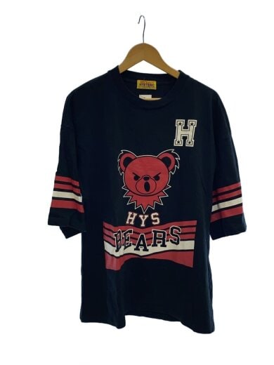 商品画像：HYS BEARS オーバーサイズTシャツ/FREE/コットン/BLK/無地/01221CT03// 1