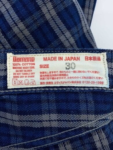 商品画像：ショートパンツ/30/コットン/NVY/チェック/7550// 4