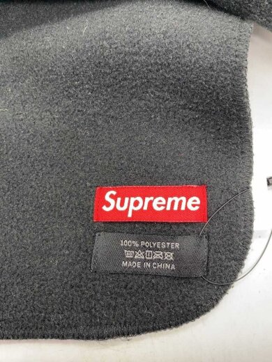 商品画像：18AW/POLARTEC/マフラー/ポリエステル/BLK/無地/メンズ 2