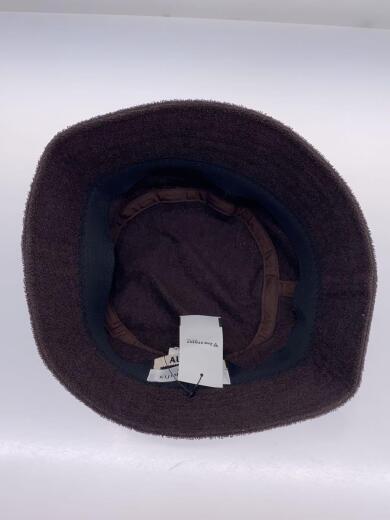 画像：AURALEE × KIJIMA TAKAYUKIアタリ有/バケットハット/M/コットン/BRW/無地/メンズ/A22SH05LP4