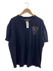 色褪せ有/Tシャツ/--/コットン/BLK/プリント