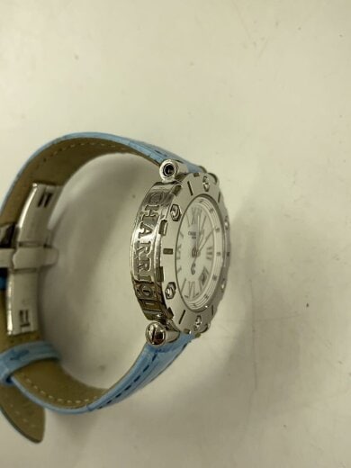 商品画像：ケース上部左側ネジ欠損/ベルトレザー剥がれ有/クォーツ腕時計/アナログ/SS/RT30// 6