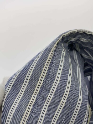 商品画像：長袖シャツ/FREE/コットン/BLU/ストライプ/1730006 6