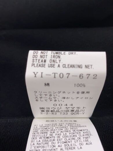 商品画像：ジャケット/2/コットン/BLK/YI-T07-672// 4