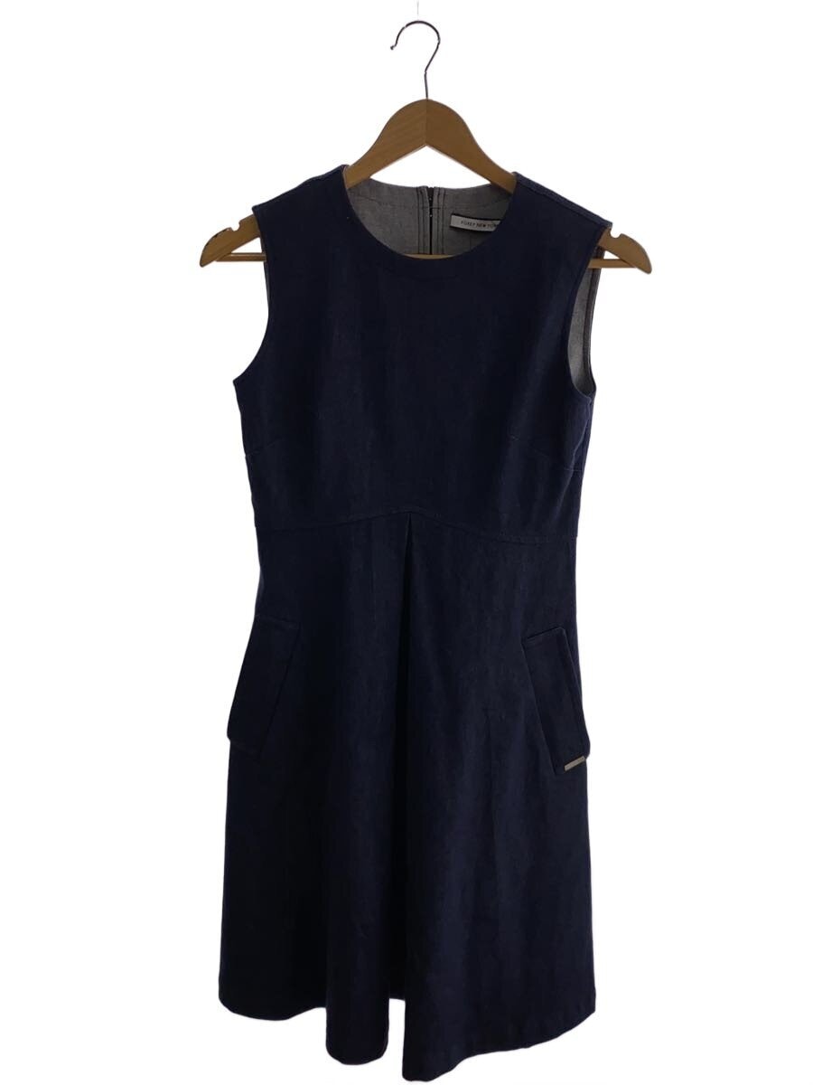 FOXEY NEWYORK / ノースリーブワンピース/38/デニム/IDG/無地/35805-NSOFG106T