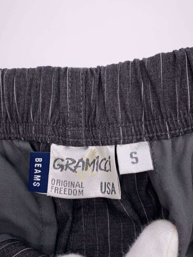 商品画像：19SS BEAMS別注イージースラックスパンツ/S/ポリエステル/GRY/ストライプ/GMP-19S856 4