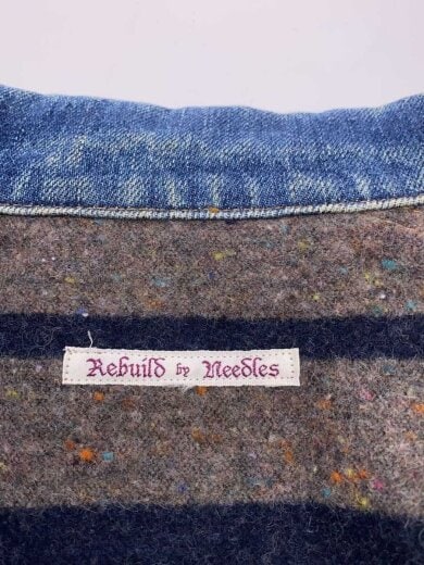 画像：Rebuild by NeedlesJEAN JACKET+BLANKET/Gジャン/コットン/BLU/LQ297//3