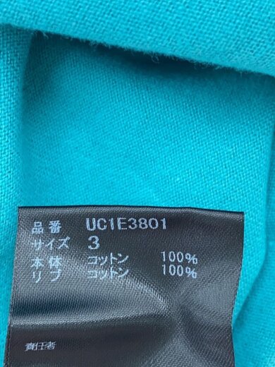商品画像：Tシャツ/3/コットン/BLU/無地/UC1E3801// 4