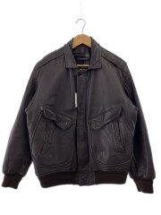 レザージャケット・ブルゾン/40/レザー/BRW