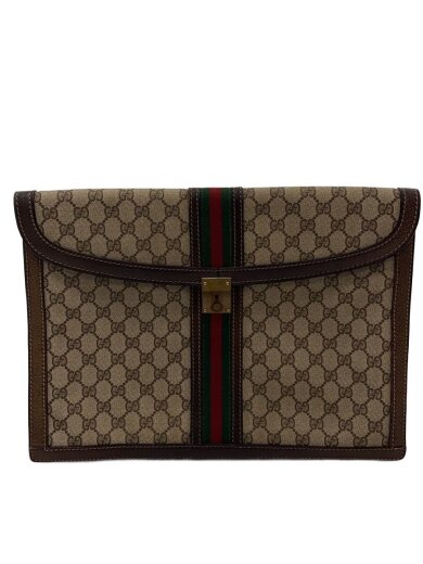 商品画像：オールドグッチ/GGスプリーム/バッグ/レザー/BEG/総柄 1