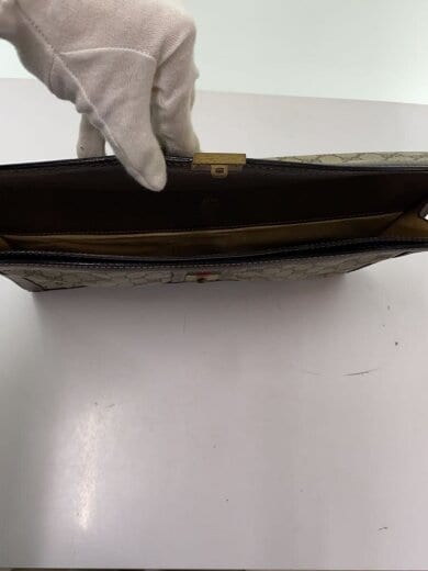 商品画像：オールドグッチ/GGスプリーム/バッグ/レザー/BEG/総柄 6