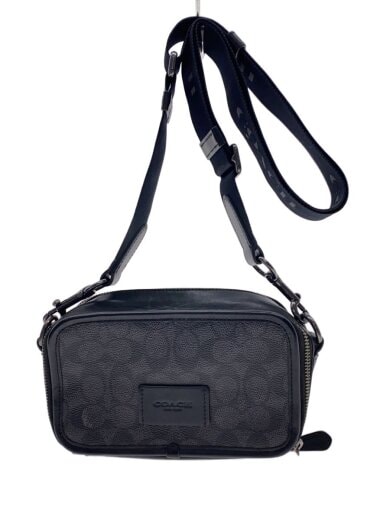 商品画像：ショルダーバッグ/レザー/BLK/総柄/CW365// 1