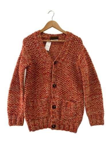 商品画像：カシミヤウール ハンドニットカーディガン/S/カシミア/IVO/61-02-15-02027 1