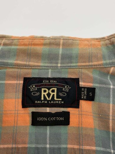 商品画像：長袖シャツ/S/コットン/ORN/チェック/71374// 3