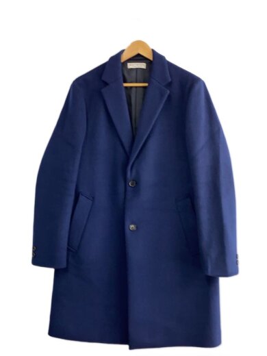 商品画像：チェスターコート/XL/ウール/NVY/無地/1225-139-9450 1