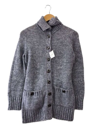 商品画像：ホツレ有/カーディガン(厚手)/1/アクリル/GRY/無地/FB091-802-08 1