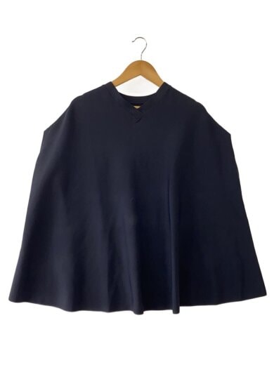 商品画像：ドライストレッチフレアポンチョ/38/--/BLK/5312270827 1