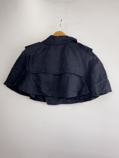 商品画像：トレンチショートケープジャケット/S/ナイロン麻/NVY/GE-C005 2