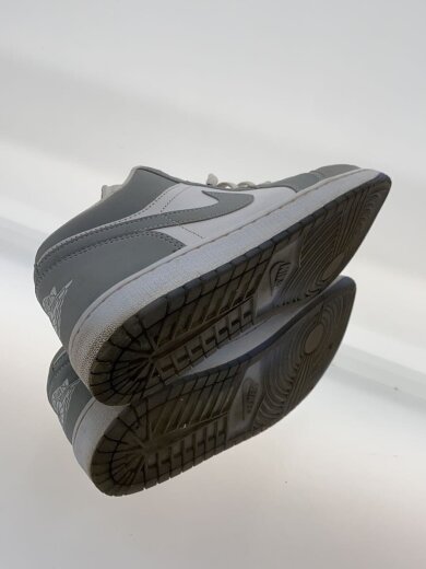 商品画像：汚れ/履きジワ/AIR JORDAN 1 LOW_エア ジョーダン 1 LOW/28cm/GRY/レザー 4