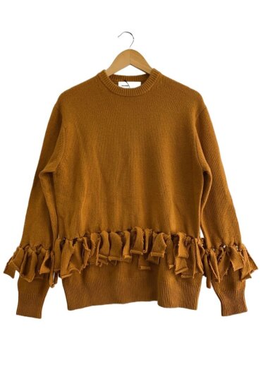 商品画像：ニット・セーター(厚手)/毛羽立ち有/S/ウール/CML/TZ32-XN903// 1