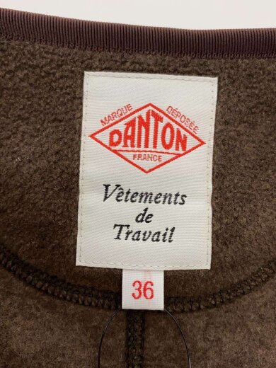 商品画像：FLEECE COLLARLESS JACKET/36/ポリエステル/BRW/JD-8911// 3