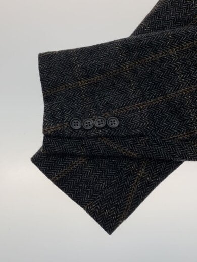 商品画像：ジャケット/S/ウール/GRY/総柄// 5