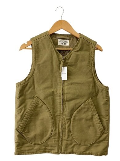 商品画像：デッキベスト/使用感有/36/コットン/KHK/25WP29// 1