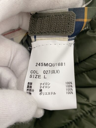 商品画像：キルティングジャケット/L/ナイロン/KHK/245MQU1681// 4