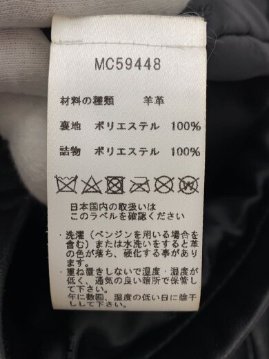 商品画像：レザージャケット・ブルゾン/XS/レザー/BLK/MC59448// 4