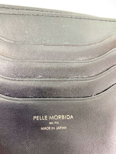 商品画像：2つ折り財布/レザー/BLK/メンズ 3