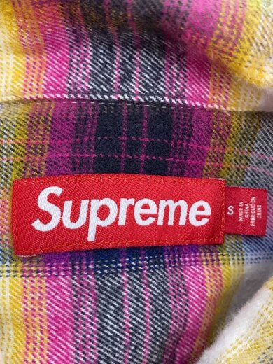 商品画像：長袖シャツ/S/コットン/PNK/チェック 3