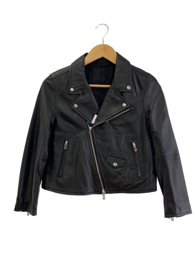 商品画像：ダブルライダースジャケット/36/羊革/BLK/DSL14ABZ12// 1