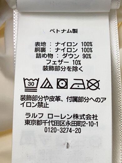 商品画像：ダウンベスト/所々汚れ有/L/ナイロン/WHT// 4