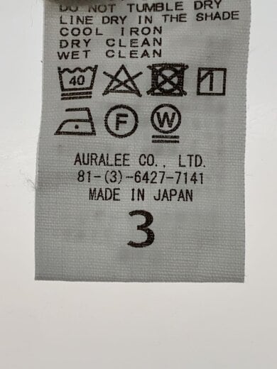 商品画像：SUPER HIGH GAUZE SWEAT/3/コットン/KHK/A24SP01HU 4