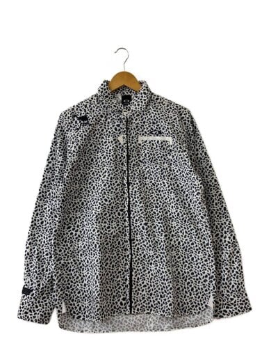 商品画像：Skull Frequent LS Shirts 2.0/スカル刺繍/レオパード柄シャツ/XL/WHT// 1
