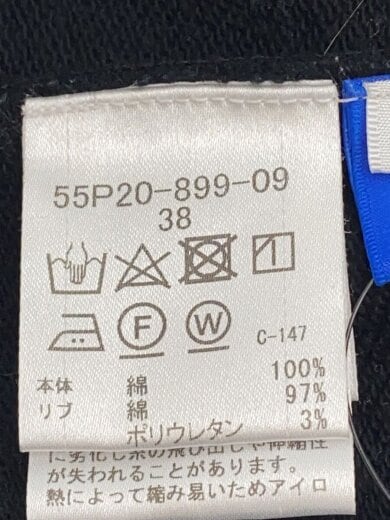 商品画像：クリアコンパクト裏毛カットソー/2way/38/コットン/BLK/55P20-899-09// 4
