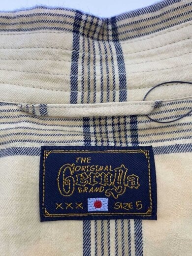 商品画像：BLACK GRID SHIRTS/ネルシャツ/5/コットン/YLW/チェック/GR-S-93 3