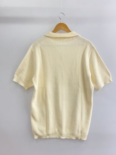 商品画像：Slowear/スキッパーニットポロシャツ/54/コットン/IVO/無地 2