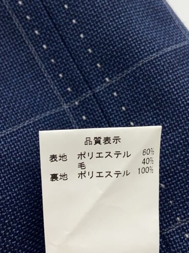 商品画像：ウィンドーペンチェック柄スーツ/ビジネス/48/ウール/NVY/チェック/RCI-81108 5