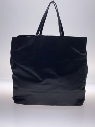 商品画像：持ち手スレ有/ハンドバッグ/ナイロン/BLK/無地// 3