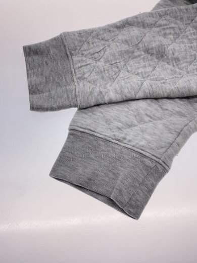 商品画像：90s/ハーフジップキルティングスウェット/XL/コットン/GRY/無地// 4