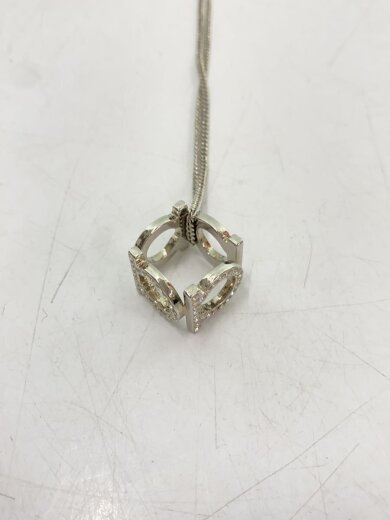 商品画像：ラインストーン装飾ガンチーニトップ/シルバーチェーンネックレス/SLV/トップ有/レディース// 5