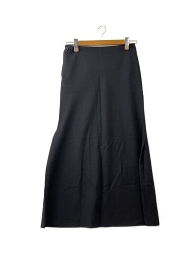商品画像：変形ロングスカート/2/ウール/BLK/NQ-S02-102// 1