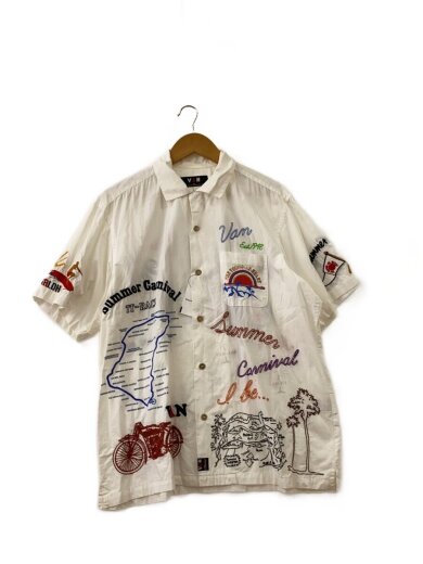 商品画像：ALOHA 2013/アロハシャツ/L/コットン/WHT/総柄/EH-93037// 1