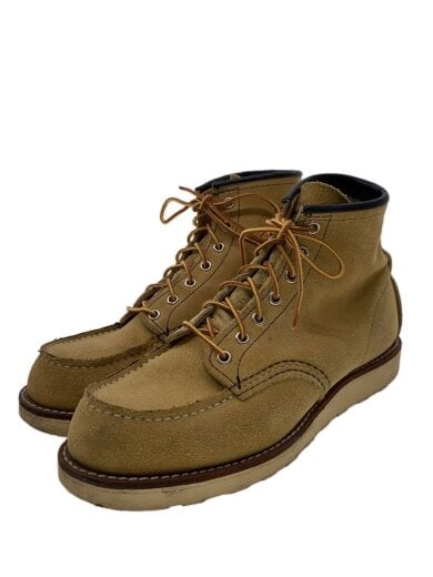 画像：RED WINGレースアップブーツ/25.5cm/BEG/スウェード1