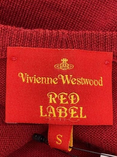 商品画像：オーブ/ニット・セーター(薄手)/S/ウール/RED/無地/6116M　356-15002// 3