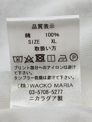 商品画像：Tシャツ/XL/コットン/WHT/無地 4