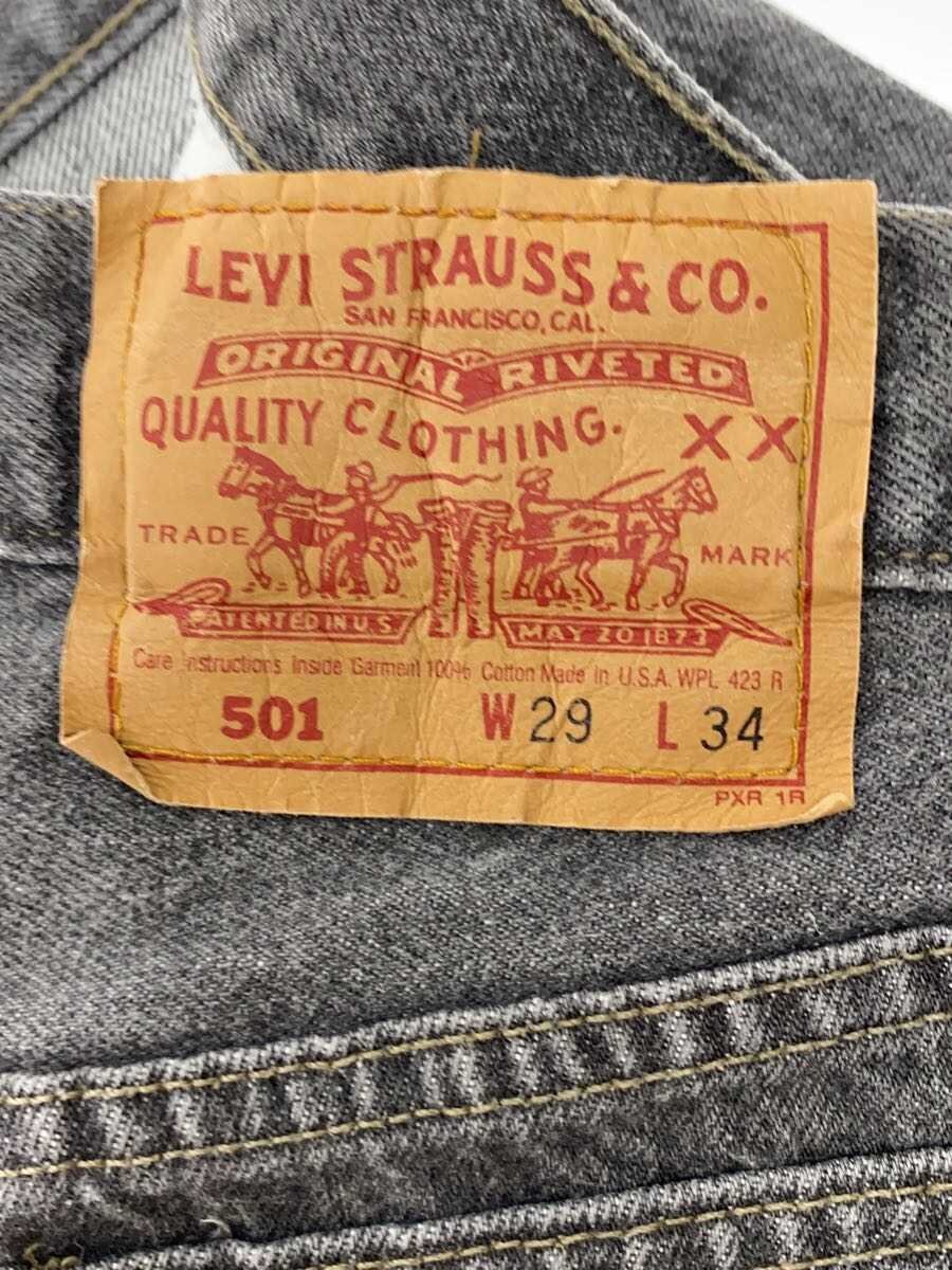 Levi’s / ボトム/29/デニム/BLK/無地/501-0658