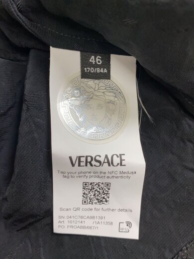 商品画像：長袖シャツ/46/レーヨン/BLK/1012141 4