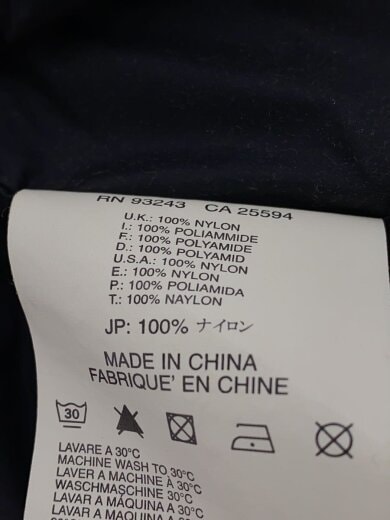 商品画像：ディーゼル/ナイロンジャケット/S/ナイロン/BLK/無地 4